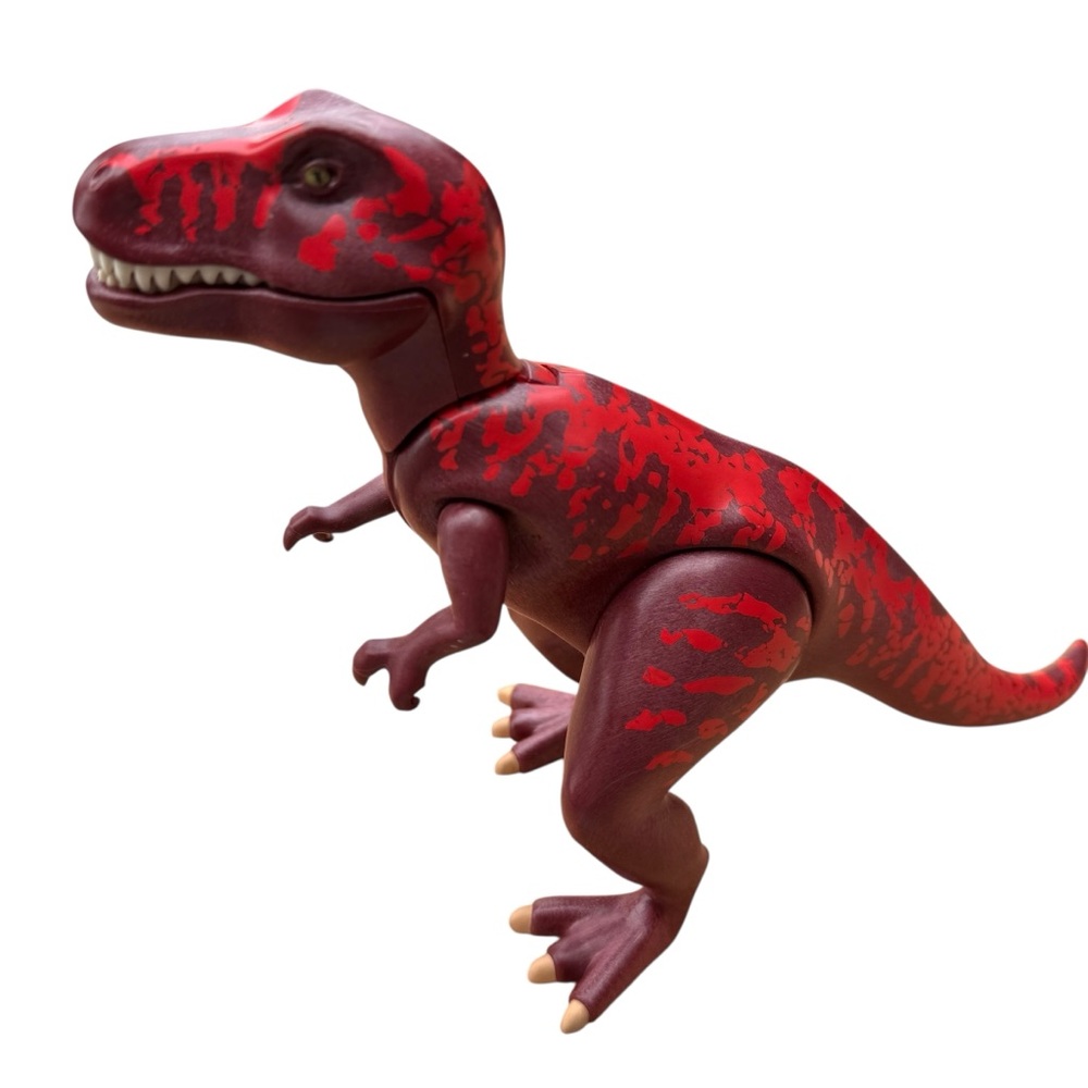 Playmobil Geobra Red Dinosaur T Rex Toy from Hidden Temple